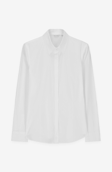 Koszula w mikrowzór z bawełny organicznej