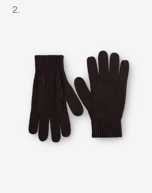 Rękawiczki z wełny merino