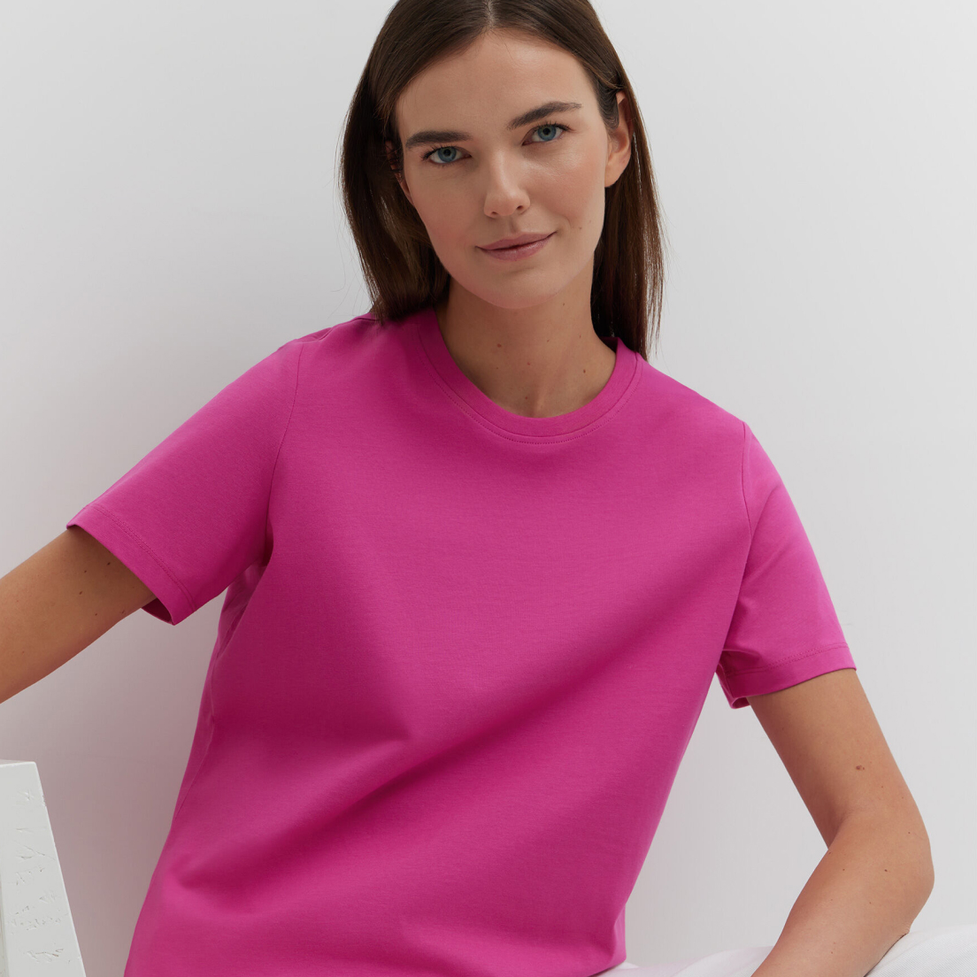 T-shirt regular z bawełny organicznej