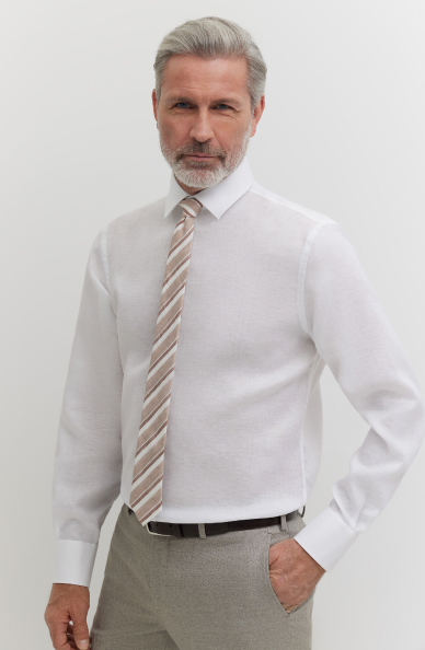 Lniana koszula formalna