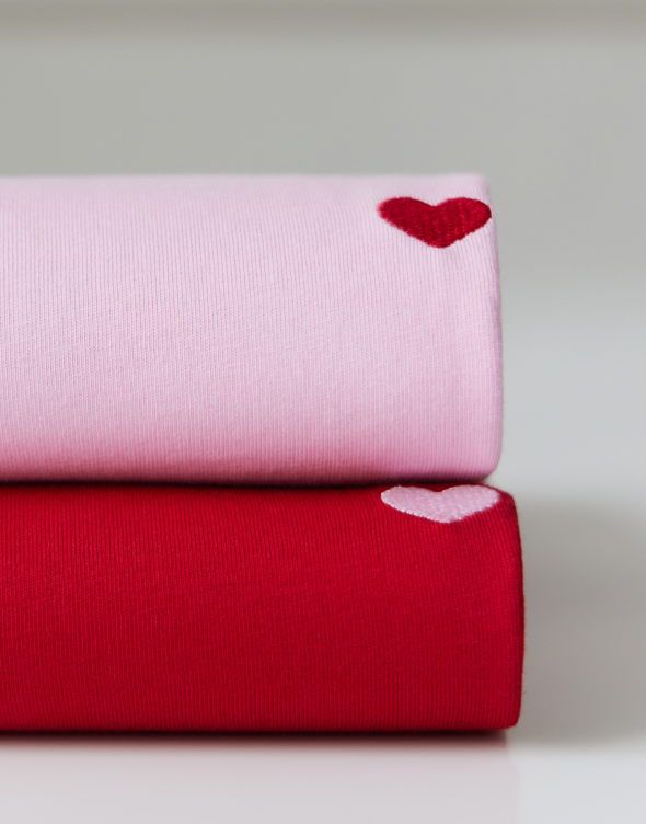 T-shirt z haftem z bawełny merceryzowanej