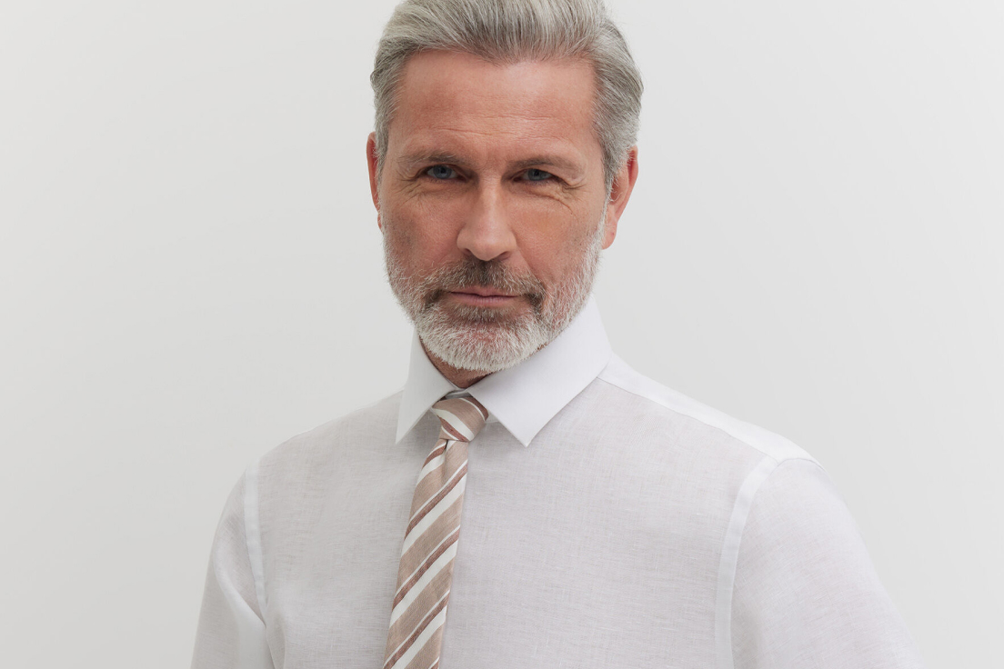 Lniana koszula formalna