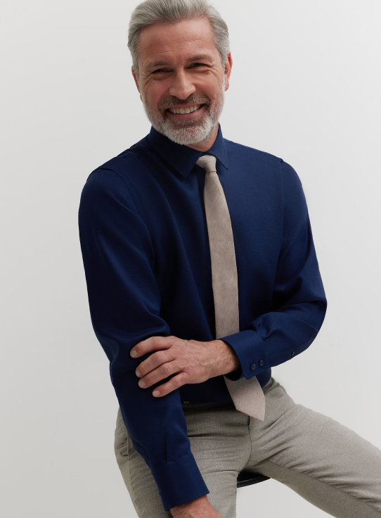 Lniana koszula formalna