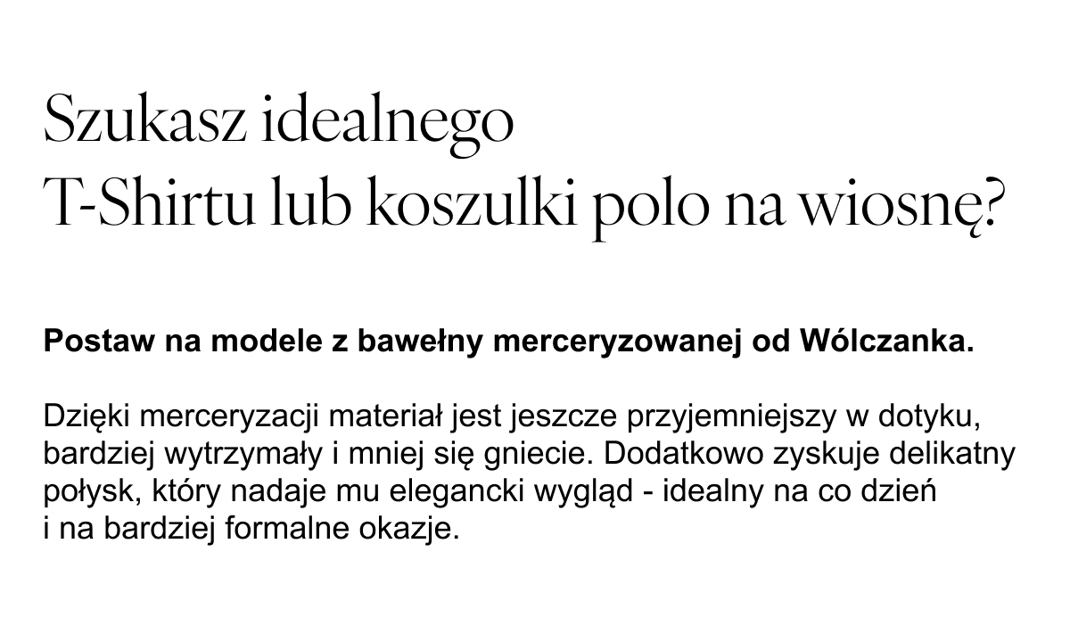 Bawełna merceryzowana
