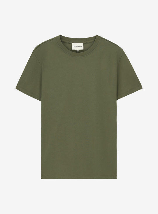 Gładki t-shirt z bawełny organicznej