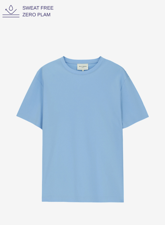 T-shirt z bawełny merceryzowanej