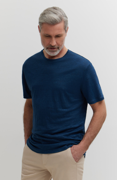 Lniany t-shirt