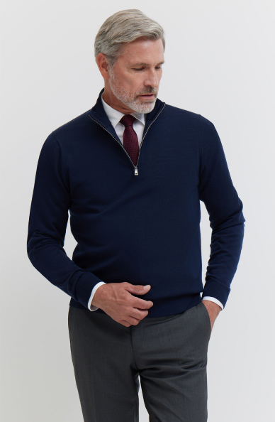 Sweter z golfem