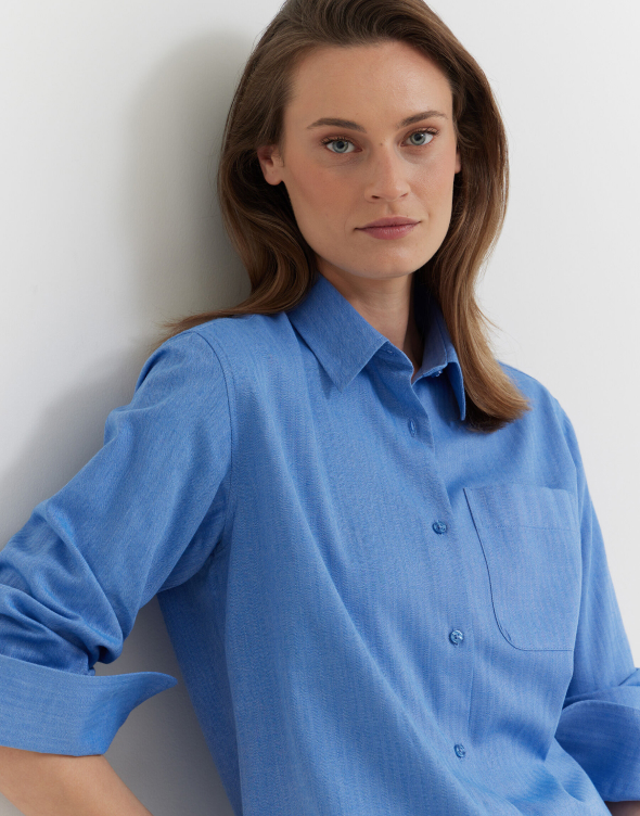 Koszula z dodatkiem wełny