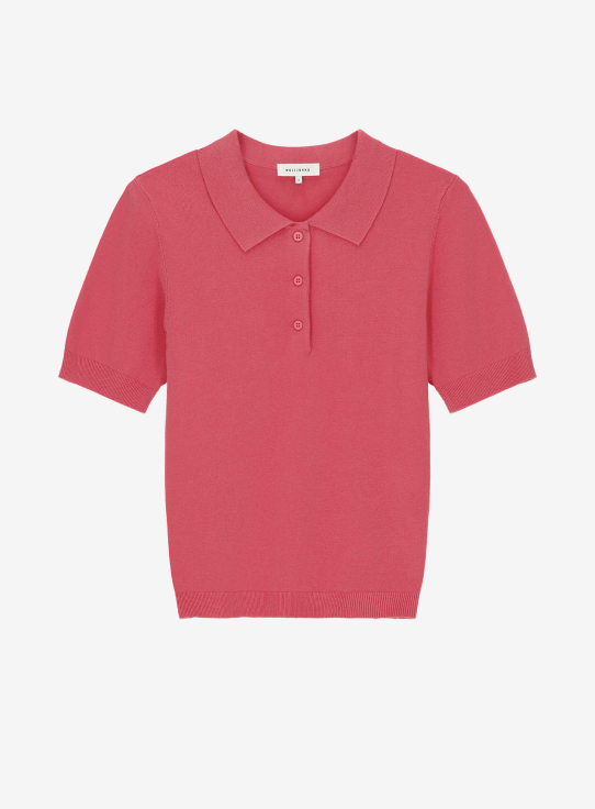 Sweter z kołnierzem polo